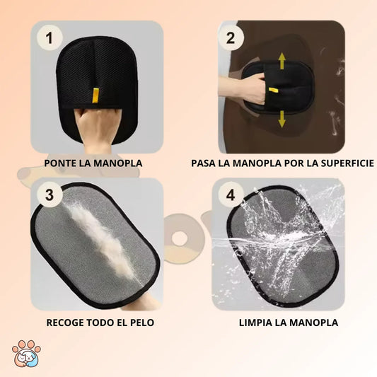 Cómo se usa el guante quitapelos paso a paso