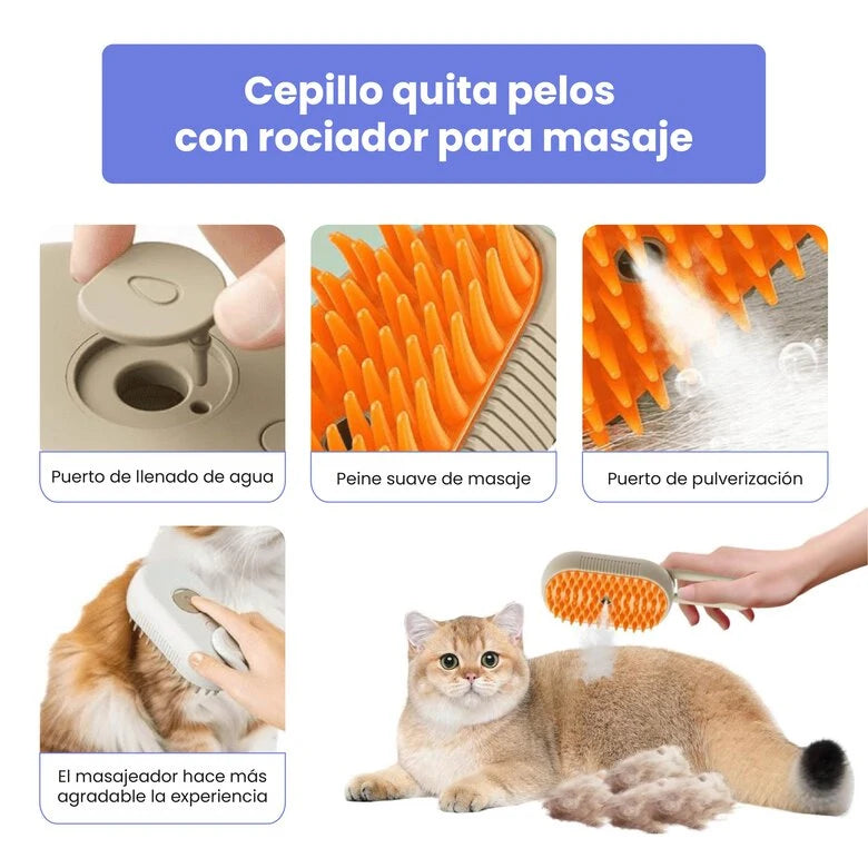Cepillo de Vapor para Gatos y Perros — foto 2