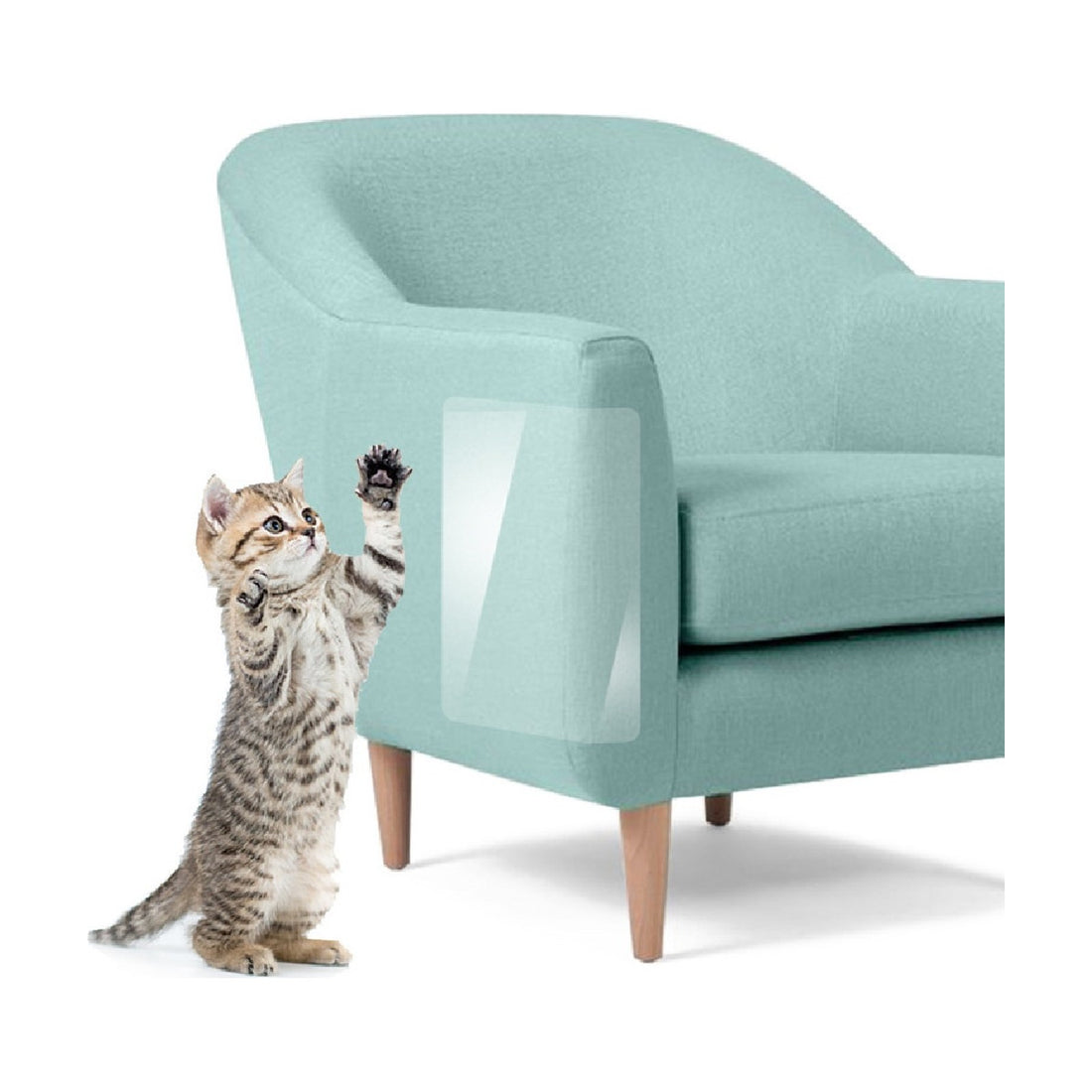 Protector de Sofá Antiarañazos para Gatos · 8 Láminas