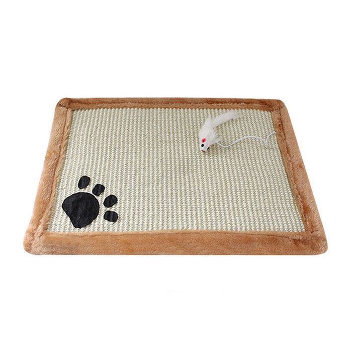 Alfombra rascadora de sisal para gatos